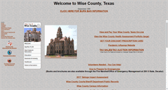 Desktop Screenshot of co.wise.tx.us